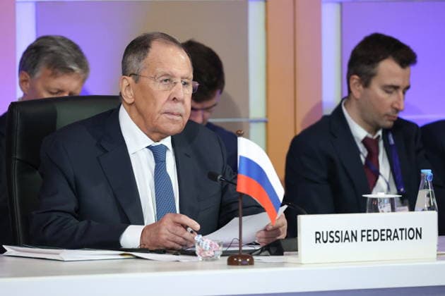 PHILIPPINES, MANILA - JULY 22, 2026: Russia s Minister of Foreign Affairs Sergei Lavrov at the Russia-ASEAN Foreign Ministers Meeting. Russian Foreign Ministry TASS  95328973
