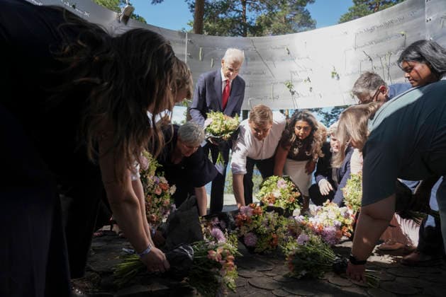 22. juli markering pa Utoya Utoya 20260722. 22. juli markering pa Utoya. I ar er det 15 ar siden terrorangrepet hvor 77 mennesker mistet livet i 2011. Foto: Thomas Fure NTB Utoya Norge yfkmHB6EAZk EDITORIAL USE ONLY Ref:_BNC_POLyfkmHB6EAZk.jpg *** July 22 Commemoration on Utoya Utoya 20260722 July 22 Commemoration on Utoya This year marks 15 years since the terrorist attack in which 77 people lost their lives in 2011 Photo: Thomas Fure, NTB Utoya, Norway yfkmHB6EAZk EDITORIAL USE ONLY Ref BNC POLyfkmHB6EAZk jpg  Copyright: xThomasxFurex xNTBx
