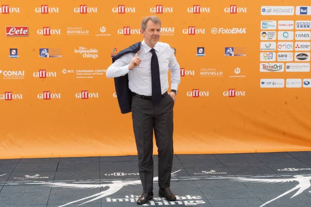 56th Giffoni Film Festival - Francesco Giorgino Photocall Francesco Giorgino poses during the photocall of the 56th Giffoni Film Festival in Giffoni Valle Piana, Italy on July 22, 2026. Photo by Andrea Bracaglia ABACAPRESS.COM Giffoni Valle Piana Italy Italy  Copyright: xBracagliaxAndrea ABACAx