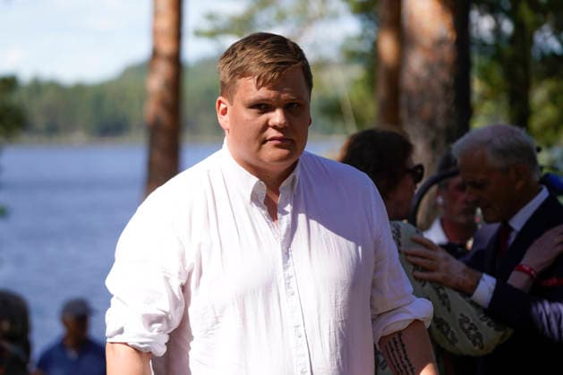 22. juli markering pa Utoya Utoya 20260722. AUF-leder Gaute Borstad Skjervo under 22. juli markering pa Utoya. I ar er det 15 ar siden terrorangrepet hvor 77 mennesker mistet livet i 2011. Foto: Thomas Fure NTB Utoya Norge 7V6-eTCEWEU EDITORIAL USE ONLY Ref:_BNC_POL7V6-eTCEWEU.jpg *** July 22 commemoration on Utoya Utoya 20260722 AUF leader Gaute Borstad Skjervo during the July 22 commemoration on Utoya This year marks 15 years since the terrorist attack in which 77 people lost their lives in 2011 Photo: Thomas Fure NTB Utoya Norway 7V6 eTCEWEU EDITORIAL USE ONLY Ref BNC POL7V6 eTCEWEU jpg  Copyright: xThomasxFurex xNTBx