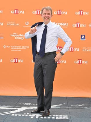 July 22, 2026, Giffoni Valle Piana, Salerno, Italy: Francesco Giorgino attends the photocall at the 2026 Giffoni Film Festival. Giffoni Valle Piana Italy  - ZUMAs197 20260722_aaa_s197_041 Copyright: xAntoninoxD™Espositox