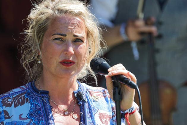 22. juli markering pa Utoya Oslo 20260722. Helene Boksle under lydproven for 22. juli markeringen pa Utoya. I ar er det 15 ar siden terrorangrepet hvor 77 mennesker mistet livet i 2011. Foto: Jan Langhaug NTB Utoya Norge pfrXwZAe7b0 EDITORIAL USE ONLY Ref:_BNC_POLpfrXwZAe7b0.jpg *** July 22 commemoration on Utøya, Oslo, July 22, 2026 Helene Boksle during the sound check for the July 22 commemoration on Utøya. This year marks the 15th anniversary of the terrorist attack in which 77 people lost their lives in 2011. Photo: Jan Langhaug, NTB Utoya Norway pfrXwZAe7b0 EDITORIAL USE ONLY Ref BNC POLpfrXwZAe7b0 jpg  Copyright: xJanxLanghaugx xNTBx