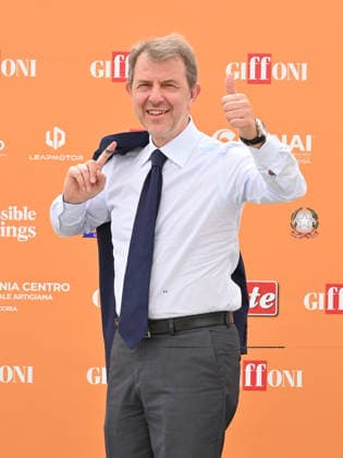 July 22, 2026, Giffoni Valle Piana, Salerno, Italy: Francesco Giorgino attends the photocall at the 2026 Giffoni Film Festival. Giffoni Valle Piana Italy  - ZUMAs197 20260722_aaa_s197_047 Copyright: xAntoninoxD™Espositox