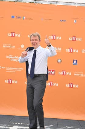 July 22, 2026, Giffoni Valle Piana, Salerno, Italy: Francesco Giorgino attends the photocall at the 2026 Giffoni Film Festival. Giffoni Valle Piana Italy  - ZUMAs197 20260722_aaa_s197_048 Copyright: xAntoninoxD™Espositox