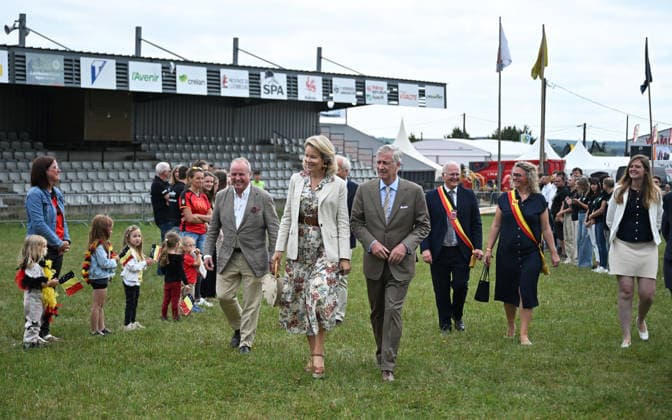 King Philippe and Queen Mathilde visit Libramont Agricultural Fair LIBRAMONT, BELGIUM - JULY 22: Belgium s King Philippe and Queen Mathilde visit the Libramont Agricultural, Forestry and Agri-Food Fair (Foire de Libramont) in Libramont, Belgium, on July 22, 2026. Belgian royal couple met with farmers, exhibitors and participants at the fair, which is recognized as one of Europe s leading outdoor exhibitions dedicated to sustainable agriculture, forestry and rural development. Dursun Aydemir Anadolu Libramont Belgium. Editorial use only. Please get in touch for any other usage.  Copyright: x2026xAnadoluxDursunxAydemirx