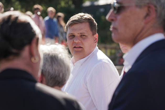 22. juli markering pa Utoya Utoya 20260722. Leder i AUF Gaute Borstad Skjervo under 22. juli markeringen pa Utoya. I ar er det 15 ar siden terrorangrepet hvor 77 mennesker ble dre drept i 2011. Foto: Thomas Fure NTB Utoya Norge mLb3LN9hbfI EDITORIAL USE ONLY Ref:_BNC_POLmLb3LN9hbfI.jpg *** July 22 commemoration on Utoya Utoya 20260722 AUF leader Gaute Borstad Skjervo during the July 22 commemoration on Utoya This year marks 15 years since the terrorist attack in which 77 people were killed in 2011 Photo: Thomas Fure NTB Utoya Norway mLb3LN9hbfI EDITORIAL USE ONLY Ref BNC POLmLb3LN9hbfI jpg  Copyright: xThomasxFurex xNTBx