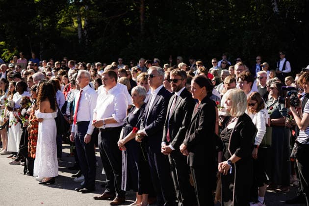 22. juli markering pa Utoya Utoya 20260722. 22. juli markeringen pa Utoya. I ar er det 15 ar siden terrorangrepet hvor 77 mennesker ble dre drept i 2011. Foto: Thomas Fure NTB Utoya Norge YjmmDaS8TSA EDITORIAL USE ONLY Ref:_BNC_POLYjmmDaS8TSA.jpg *** July 22 Commemoration on Utoya Utoya 20260722 July 22 Commemoration on Utoya This year marks 15 years since the terrorist attack in which 77 people were killed in 2011 Photo: Thomas Fure, NTB Utoya, Norway YjmmDaS8TSA EDITORIAL USE ONLY Ref BNC POLYjmmDaS8TSA jpg  Copyright: xThomasxFurex xNTBx