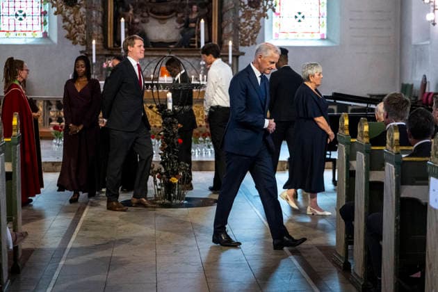 22. juli markeringen i Oslo domkirke Oslo 20260722. Utviklingsminister Asmund Gröver Aukrust og statsminister Jonas Gahr Store (Ap) 22. juli markeringen i Oslo domkirke onsdag. I ar er det 15 ar siden terrorangrepet hvor 77 mennesker ble drept i 2011. Foto: Annika Byrde NTB Oslo Norge A7kMoJ_tK1E EDITORIAL USE ONLY Ref:_BNCA7kMoJ_tK1E.jpg *** July 22 commemoration at Oslo Cathedral, Oslo, July 22, 2026. Minister of Development Asmund Gröver Aukrust and Prime Minister Jonas Gahr Store (Ap). July 22 commemoration at Oslo Cathedral on Wednesday. This year marks 15 years since the terrorist attack in which 77 people were killed in 2011 Photo: Annika Byrde, NTB, Oslo, Norway A7kMoJ tK1E EDITORIAL USE ONLY Ref BNCA7kMoJ tK1E jpg  Copyright: xAnnikaxByrdex xNTBx