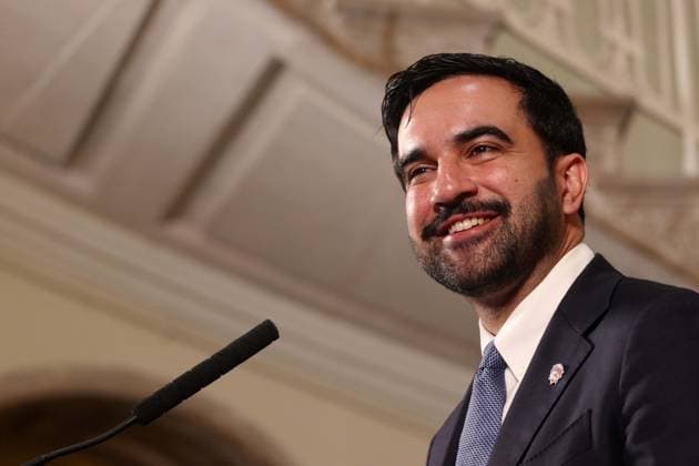 New York, NY- July 22: Mayor Zohran Kwame Mamdani makes an Announcement appointing Nina Khan as the next Chair of the Economic Development Corporation and Anthony Shorris as President and CEO of the Economic Development Corporation on July 22 2026. USA  - ZUMAa123 20260722_zaa_a123_039 Copyright: xCamaraxPorterx