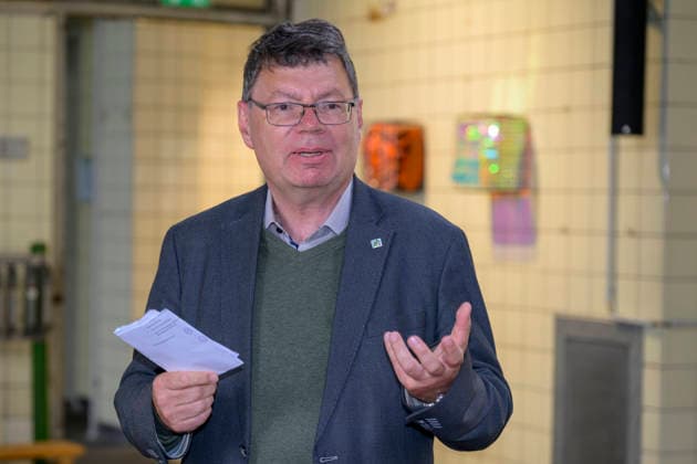 22.07.2026,Pressetermin, Übergabe des Fördermittelbescheids für das Projekt AWO Wir-Garten im Zukunftsgarten der IGA 2027 Horst Fischer ist Geschäftsführer der IGA 2027 Dortmund Kokerei Hansa, Emscherallee 11, NRW Deutschland *** July 22, 2026, Press Event: Presentation of the Grant Award Notice for the AWO Wir Garten Project at the IGA 2027 Future Garden. Horst Fischer is the Managing Director of IGA 2027 Dortmund Kokerei Hansa, Emscherallee 11, North Rhine-Westphalia, Germany