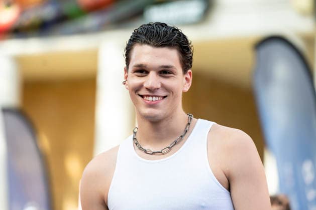 July 22, 2026, Giffoni Valle Piana, Salerno, Italy: Italian song-writer Nicolo Filippucci attends the carpet at 56th Giffoni Film Festival 2026 in Giffoni Valle Piana, Salerno, Italy on July 22, 2026. Giffoni Valle Piana Italy - ZUMAl175 20260722_zip_l175_142 Copyright: xFrancescoxLucianox