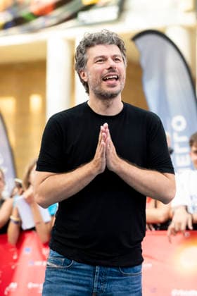 July 22, 2026, Giffoni Valle Piana, Salerno, Italy: Italian movie director Sidney Sibilia attends the carpet at 56th Giffoni Film Festival 2026 in Giffoni Valle Piana, Salerno, Italy on July 22, 2026. Giffoni Valle Piana Italy - ZUMAl175 20260722_zip_l175_164 Copyright: xFrancescoxLucianox