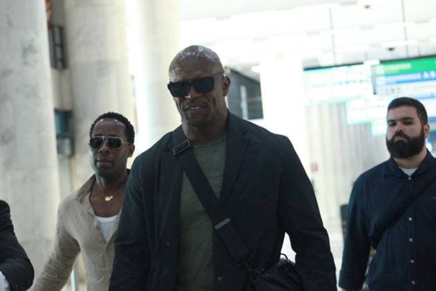 RECORD DATE NOT STATED Actor Terry Crews arrives at Santos Dumont Airport in Rio de Janeiro. Rio de Janeiro (RJ), 07 22 2026 - Terry Crews Series White Chicks - Actor Terry Crews landed at Santos Dumont Airport in Rio de Janeiro on July 22, 2026. The star of White Chicks and Everybody Hates Chris was greeted by fans. The 57-year-old actor is in the country for a series of professional commitments, including the premiere as host of the culinary reality show The Battle of the 100 Cooks, which will air on Discovery Home & Health and HBO Max.(Foto: Onofre Veras Thenews2 imago images) Actor Terry Crews arrives at Santos Dumont Airport in Rio de Janeiro.  Copyright: xonofrexverasx