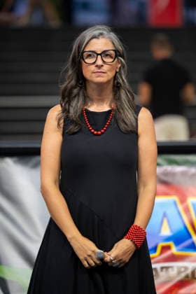 July 22, 2026, Giffoni Valle Piana, Salerno, Italy: Italian legal scholar and expert on human rights, United Nations (UN) Special Rapporteur on the occupied Palestinian territories Francesca Albanese attends the carpet at 56th Giffoni Film Festival 2026 in Giffoni Valle Piana, Salerno, Italy on July 22, 2026. Giffoni Valle Piana Italy - ZUMAl175 20260722_zip_l175_194 Copyright: xFrancescoxLucianox