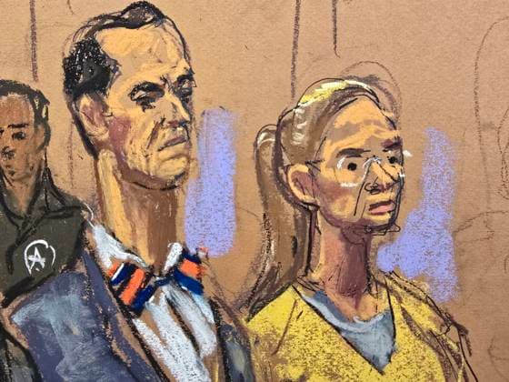 PhotogrPhotograph of a drawing by artist Jane Rosenberg depicting the wife of Venezuela s ousted president, Cilia Flores (R), alongside defense attorney Mark Donnelly, during a follow-up hearing in the case involving charges of narco-terrorism and drug trafficking on Wednesday in New York, United States, 22 July 2026. Maduro Appears in New York with Immunity as a Key Issue and a Possible Trial in 2027 !ACHTUNG: NUR REDAKTIONELLE NUTZUNG!  Copyright: xJanexRosenbergx USA2385 20260722-55020964606008_1008