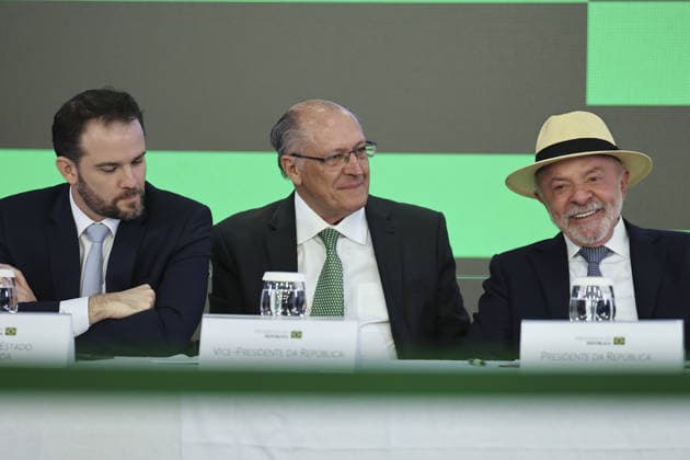 Lula da Silva attends ceremony to enact tariff relief bill in Brazil BRASILIA, BRAZIL - JULY 22: Brazil s President Luiz Inacio Lula da Silva speaks during a ceremony to sign into law a bill establishing a line of credit for companies affected by new tariffs imposed by the U.S. government, at the Planalto Palace in Brasilia, Brazil, July 22, 2026. Mateus Bonomi Anadolu Brasilia Brazil. Editorial use only. Please get in touch for any other usage.  Copyright: x2026xAnadoluxMateusxBonomix