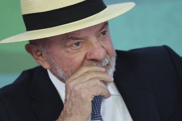 Lula da Silva attends ceremony to enact tariff relief bill in Brazil BRASILIA, BRAZIL - JULY 22: Brazil s President Luiz Inacio Lula da Silva speaks during a ceremony to sign into law a bill establishing a line of credit for companies affected by new tariffs imposed by the U.S. government, at the Planalto Palace in Brasilia, Brazil, July 22, 2026. Mateus Bonomi Anadolu Brasilia Brazil. Editorial use only. Please get in touch for any other usage.  Copyright: x2026xAnadoluxMateusxBonomix