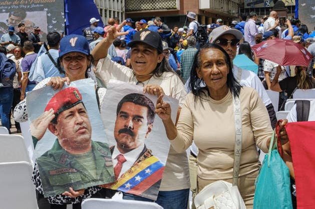 Maduro supporters gather in Caracas CARACAS, VENEZUELA - JULY 22: Government supporters and family members, including Nicolas Maduro Guerra, gather at the historic Plaza Caracas for a Patriots Gathering in Caracas, Venezuela, on July 22, 2026. The rally, which called for the release of Nicolas Maduro, coincided with his third hearing in a New York federal court, where the start of his trial was scheduled for June 1, 2027. Diko Betancourt Anadolu Caracas Venezuela. Editorial use only. Please get in touch for any other usage.  Copyright: x2026xAnadoluxDikoxBetancourtx