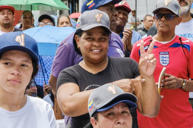 Maduro supporters gather in Caracas CARACAS, VENEZUELA - JULY 22: Government supporters and family members, including Nicolas Maduro Guerra, gather at the historic Plaza Caracas for a Patriots Gathering in Caracas, Venezuela, on July 22, 2026. The rally, which called for the release of Nicolas Maduro, coincided with his third hearing in a New York federal court, where the start of his trial was scheduled for June 1, 2027. Diko Betancourt Anadolu Caracas Venezuela. Editorial use only. Please get in touch for any other usage.  Copyright: x2026xAnadoluxDikoxBetancourtx