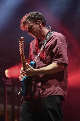 IPA86906626 - Sam Halliday of Two Door Cinema Club during the 15th Anniversary Tourist History Tour 2026, on July 22, 2026, at the Cavea of the Auditorium Parco della Musica, Rome, Italy.  Copyright: xDomenicoxCippitelli LiveMediax xx 86906626