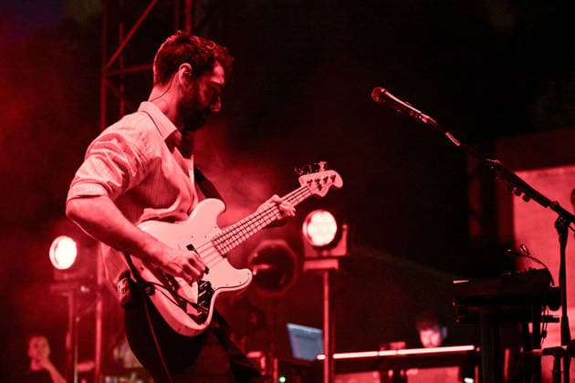 IPA86906627 - Kevin Baird of Two Door Cinema Club during the 15th Anniversary Tourist History Tour 2026, on July 22, 2026, at the Cavea of the Auditorium Parco della Musica, Rome, Italy.  Copyright: xDomenicoxCippitelli LiveMediax xx 86906627