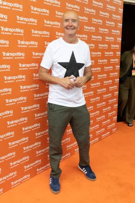 Trainspotting The Musical Press Night in London - 22 Jul 2026 Writer, Irvine Welsh attends Trainspotting The Musical press night at Theatre Royal Haymarket, London. London United Kingdom Copyright: xPhilxLewisx xSOPAxImagesx IrvineWelsh-8049