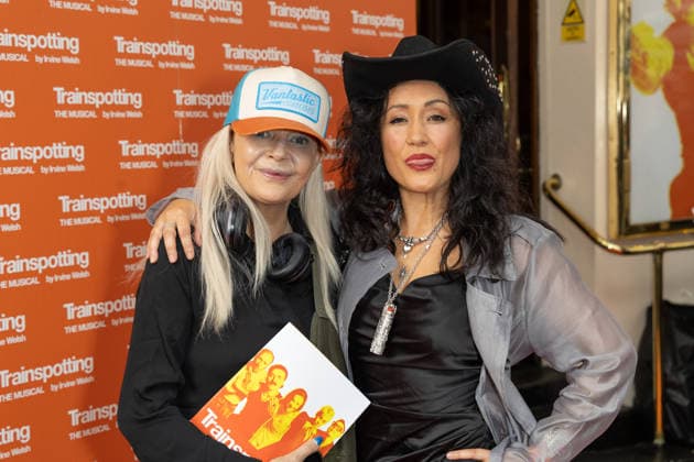 Trainspotting The Musical Press Night in London - 22 Jul 2026 (L-R), Gail Porter and Singer Songwriter, Zoe Devlin Love attend Trainspotting The Musical press night at Theatre Royal Haymarket, London. London United Kingdom Copyright: xPhilxLewisx xSOPAxImagesx GailPorterDevlinLove-8218