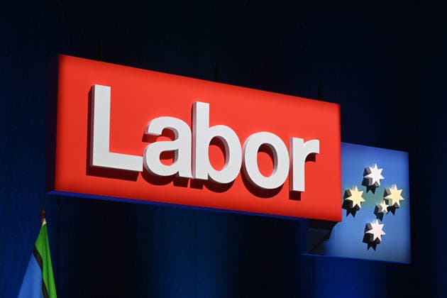 ALP NATIONAL CONFERENCE, Labor signage is seen during the 50th Australian Labor Party (ALP) national convention at the Adelaide Convention Centre, in Adelaide, Thursday, July 23, 2026. ( ADELAIDE SOUTH AUSTRALIA AUSTRALIA  Copyright: xMICKxTSIKASx 20260723118968511468