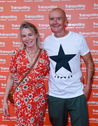Trainspotting: The Musical West End Opening Night in London, UK - 22 JULY 2026. Emma Currie and Irvine Welsh attend the west end opening night of Trainspotting: The Musical at the Theatre Royal Haymarket. London United Kingdom Copyright: xBrettxCovex xSOPAxImagesx EC IW BDC_4325