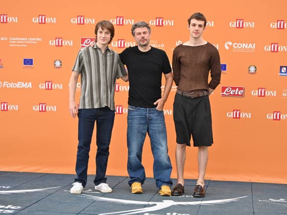 July 22, 2026, Giffoni Valle Piana, Salerno, Italy: Matteo Oscar Giuggioli - Elia Nuzzolo - Sydney Sibilia at the photocall at the 2026 Giffoni Film Festival Giffoni Valle Piana Italy - ZUMAs197 20260722_aaa_s197_397 Copyright: xAntoninoxD™Espositox