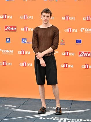 July 22, 2026, Giffoni Valle Piana, Salerno, Italy: Matteo Oscar Giuggioli at the blu carpet at the 2026 Giffoni Film Festival Giffoni Valle Piana Italy - ZUMAs197 20260722_aaa_s197_401 Copyright: xAntoninoxD™Espositox