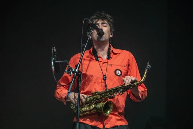 Black Country, New Road performing live at Somerset House in London, United Kingdom, on 22 July 2026 Black Country, New Road performing live at Somerset House in London, United Kingdom, on 22 July 2026, Credit:Sarah Tsang Avalon  Copyright: xSarahxTsangx xAvalonx 1117959662