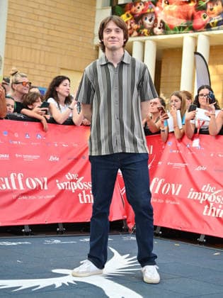 July 22, 2026, Giffoni Valle Piana, Salerno, Italy: Elia Nuzzolo at the blu carpet at the 2026 Giffoni Film Festival Giffoni Valle Piana Italy - ZUMAs197 20260722_aaa_s197_431 Copyright: xAntoninoxD™Espositox