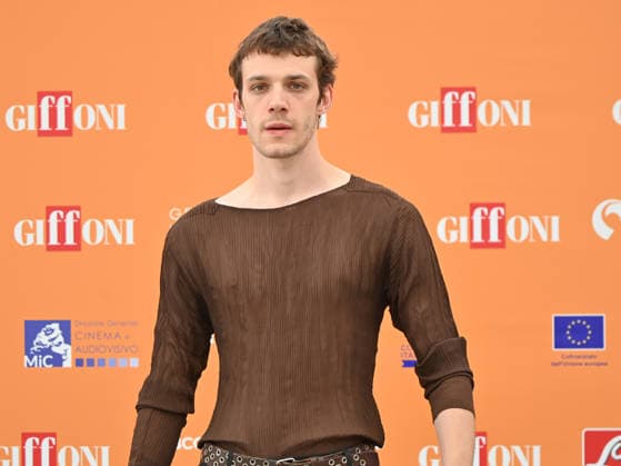 July 22, 2026, Giffoni Valle Piana, Salerno, Italy: Matteo Oscar Giuggioli at the blu carpet at the 2026 Giffoni Film Festival Giffoni Valle Piana Italy - ZUMAs197 20260722_aaa_s197_434 Copyright: xAntoninoxD™Espositox