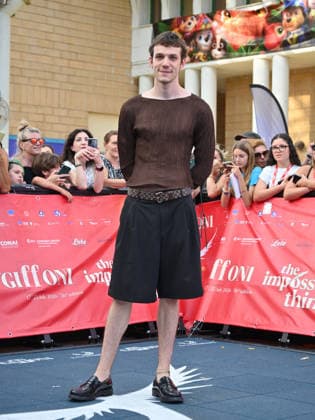 July 22, 2026, Giffoni Valle Piana, Salerno, Italy: Matteo Oscar Giuggioli at the blu carpet at the 2026 Giffoni Film Festival Giffoni Valle Piana Italy - ZUMAs197 20260722_aaa_s197_442 Copyright: xAntoninoxD™Espositox
