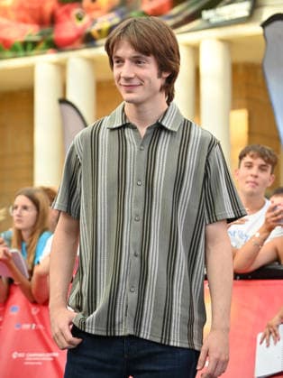 July 22, 2026, Giffoni Valle Piana, Salerno, Italy: Elia Nuzzolo at the blu carpet at the 2026 Giffoni Film Festival Giffoni Valle Piana Italy - ZUMAs197 20260722_aaa_s197_445 Copyright: xAntoninoxD™Espositox