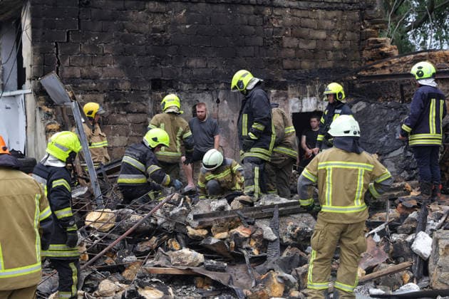 Rescuers clear the rubble at a two-storey residential building partially destroyed by a Russian drone attack, Odesa, Ukraine, July 22, 2026. In the morning, the Russian army struck the southern port city with attack drones, killing a man and injuring two people - an 82-year-old woman and a 54-year-old man. (Photo by Nina Liashonok Ukrinform) Russian army attacks Odesa with drones, killing 1 man  Copyright: xNinaxLiashonokx