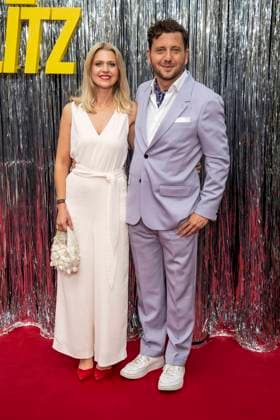 ABB KAULITZ- Charlotte Obermeier und Felix Banaszak Gruenen Politiker zu Gast auf dem roten Teppich bei der Premiere von der 3. Staffel der Netflix-Serie Kaulitz und Kaulitz im Delphi Filmpalast. Berlin am 22.07.2026 Berlin Deutschland *** ABB KAULITZ Charlotte Obermeier and Felix Banaszak, Green Party politicians, were guests on the red carpet at the premiere of Season 3 of the Netflix series *Kaulitz and Kaulitz* at the Delphi Filmpalast in Berlin on July 22, 2026, Berlin, Germany