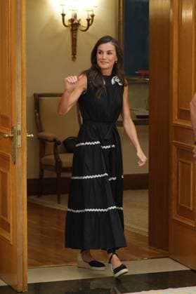 Spanish Queen Letizia during an audience with the key figures of Los nietos del silencio in Madrid on Thursday, July 23, 2025. Cordon Press 