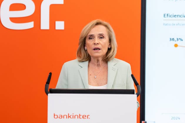 Bankinter Earns 605 Million Euros in the First Half of the Year, Up 11.7 Percent Bankinter CEO Gloria Ortiz presents the bank’s results for the first half of 2026 to the media, at Bankinter’s headquarters on July 23, 2026, in Madrid, Spain. Bankinter posted an attributable net profit of 605.23 million euros for the first half of the year, representing an 11.7% increase compared to the same period last year. JULY 23, 2026, Madrid, Spain  Copyright: xMatiasxChiofalox 7682304