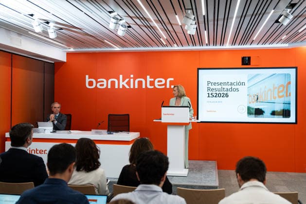 Bankinter Earns 605 Million Euros in the First Half of the Year, Up 11.7 Percent Bankinter CEO Gloria Ortiz presents the bank’s results for the first half of 2026 to the media, at Bankinter’s headquarters on July 23, 2026, in Madrid, Spain. Bankinter posted an attributable net profit of 605.23 million euros for the first half of the year, representing an 11.7% increase compared to the same period last year. JULY 23, 2026, Madrid, Spain  Copyright: xMatiasxChiofalox 7682309