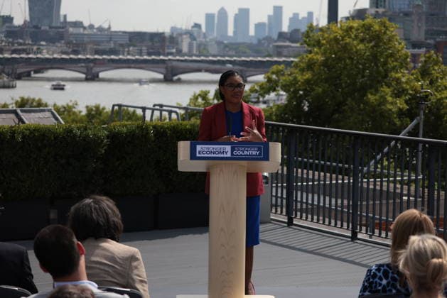 . 23 07 2026. London, United Kingdom. Kemi Badenoch Speech London. Kemi Badenoch delivers speech accusing Andy Burnham of showing a lack of ambition for Britain s future and failing to produce serious plans to tackle the challenges facing the country.  xMartynxWheatleyx xi-Imagesx IIM-26918-0012