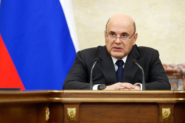 RUSSIA, MOSCOW - JULY 23, 2026: Mikhail Mishustin, Prime Minister of Russia, holds a meeting at the House of the Government. Dmitry Astakhov POOL TASS  95359263