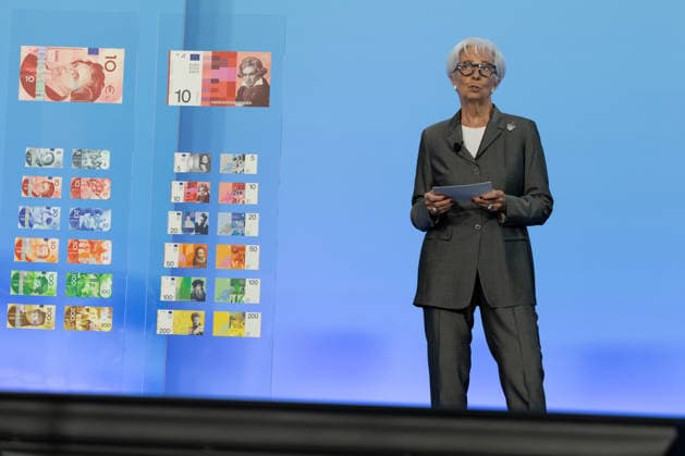 EZB stellt Entwürfe neuer Euro-Banknoten vor 23.07.2026: EZB-Präsidentin Christine Lagarde stellt im Anschluss an die EZB Pressekonferenz in Frankfurt am Main die Endauswahl der Designentwürfe für die nächste Euro-Banknotenserie vor. Gleichzeitig startet die Europäische Zentralbank (EZB) eine europaweite Bürgerbefragung, bei der Menschen ihre Meinung zu den vorgeschlagenen Motiven äußern können. Frankfurt am Main Europäische Zentralbank Hessen Deutschland *** ECB Unveils Designs for New Euro Banknotes July 23, 2026 Following the ECB press conference in Frankfurt am Main, ECB President Christine Lagarde presents the final selection of design proposals for the next series of euro banknotes. At the same time, the European Central Ba