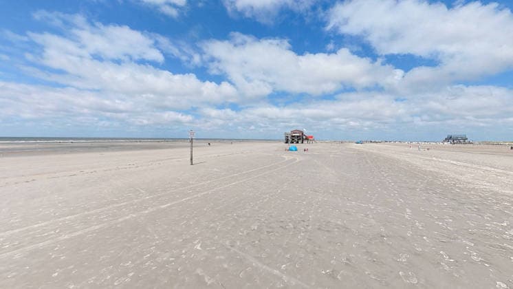 Strandleben am Strand von Sankt Peter-Ording Impressionen. Sankt Peter Ording, Niedersachsen, DEU, Deutschland, 23.07.2026 *** Beach Life at Sankt Peter Ording Beach: Impressions of Sankt Peter Ording, Lower Saxony, DEU, Germany, July 23, 2026