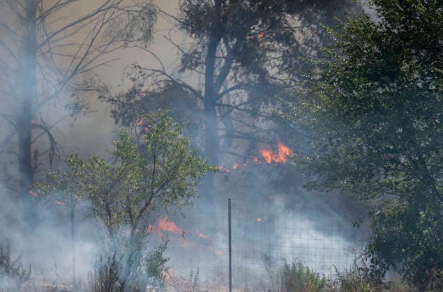 AVE service between Madrid and Barcelona has resumed following a disruption caused by a fire. A wildfire on the M 206 highway between Torrejón de Ardoz and Loeches, on July 23, 2026, in Madrid, Spain High-speed rail service between Madrid and Barcelona was restored this Thursday afternoon following a disruption caused by a fire that broke out around noon near the tracks and affected trains traveling between Mejorada de Campo and Alcalá de Henares. JULY 23, 2026 Madrid, Madrid, Spain  Copyright: xAlbertoxOrtegax 7683277
