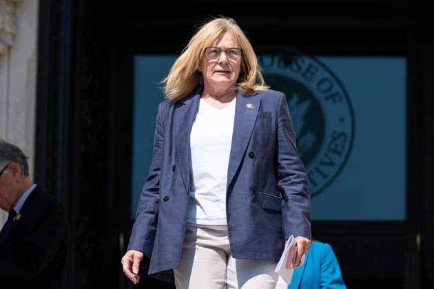 Rep. Michelle Fischbach UNITED STATES - JULY 23: Rep. Michelle Fischbach, R-Minn., walks down the House steps after the last votes before the August recess on Thursday, July 23, 2026. (Bill Clark CQ Roll Call) Washington DC United States EDITORIAL USE ONLY Copyright: x 2026xCQxRollxCallx BillxClarkx rollcallpix172173
