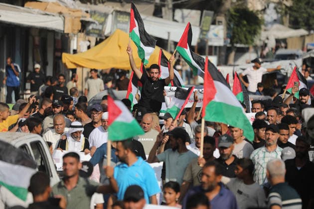 Palestinians march in Gaza City after 1,000 days of war Palestinians take part in a march in Gaza City on July 23, 2026, marking more than 1,000 days since the start of the war and calling for an end to military operations and the lifting of the blockade. Participants also expressed their rejection of forced displacement, according to the event’s organizers. Photo by Belal Osama apaimages Gaza Gaza Strip Palestinian Territory 230726_Gaza_BO_3_00(80) Copyright: xapaimagesxBelalxOsamax xapaimagesx