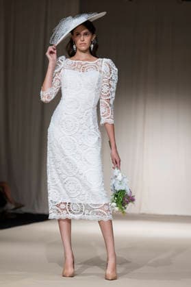 UNIENDO MODA - MOMAD Fashion Week de Madrid ,Spain - 23 Jul 2026 A model walks the runway wearing a design by UNIENDO MODA during the Momad Fashion Week de Madrid in IFEMA. Madrid Spain Copyright: xAtilanoxGarciax xSOPAxImagesx photo02982