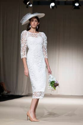 UNIENDO MODA - MOMAD Fashion Week de Madrid ,Spain - 23 Jul 2026 A model walks the runway wearing a design by UNIENDO MODA during the Momad Fashion Week de Madrid in IFEMA. Madrid Spain Copyright: xAtilanoxGarciax xSOPAxImagesx photo02983
